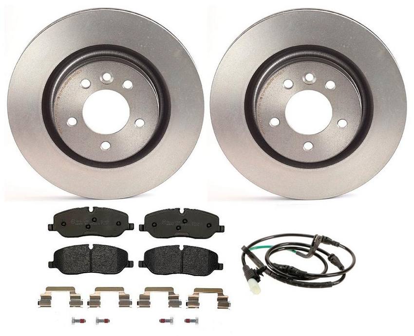 Brembo Brake Pads and Rotors Kit - Front (337mm) (Low-Met)